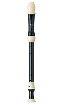 Yamaha YRA302BIII 3 piece Treble Recorder - brown with white trim