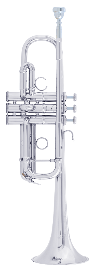 Vincent Bach Artisan" C Trumpet - silver plated"